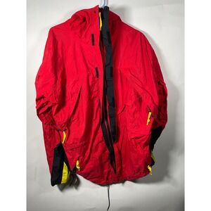 Marlboro Adventure Team Red Jacket Hooded Full Zip Nylon‎ XL Menswear 90s